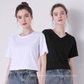 Summer t Shirts For Women 2021 Plain New Round Neck T-Shirt Solid Color Casual Versatile Large Comfortable Fashion Short Sleeve